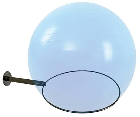 Yoga-Ballhalter, Wandhalterung, Edelstahl, für Gymnastikübungen, Yoga-Bälle, Stabilitätsbälle, 32 cm bis 86 cm, für Fitnessunterricht oder Fitnessstudio zu Hause, mit Schrauben