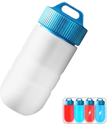 Torcia Subacquea, Luce di Segnalazione Torcia Sub, Torcia Subacquea con Batterie a Bottone, Mini Torcia Subacquea Impermeabile per 100 Metri, Portatile Per Immersioni, Snorkeling e Sport Acquatici