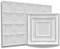 Eurodeco 3D Paneele PVC Kunststoffpaneele Wandpaneele Eleganz Wand Decke 3D Optik Roma (40) hochwertige & Harte PVC 3D Platten