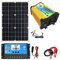 Vigcebit Solar Panel Kit With Inverter - Solar Panel And Controller Kit,Off Grid Solar System Complete Kit, Automatic Smart Voltage Conversion, Off-Grid Living Supplies