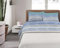 Il Gruppone Passione Casa Completo Letto in Cotone Di Flanella Calda e Morbida Anti Pilling - Set Lenzuola Flanellato 3 Misure parure con Federe - Singolo - Riga Rosa (Singolo, Wavy Blue)