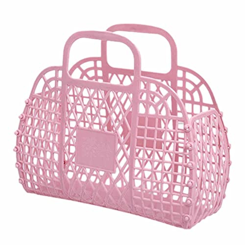 Rurunklee Jelly Bag Sac de plage rétro en plastique pour, filles, femmes, Voir description, KJHGT65OG5SHQEU7SL