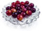guiling-1986 Countertop Fruit Bowl Lotus Shallow Bowl Flat Tray Tray Crystal Glass Home Clear Candy Dried Fruit Cut Face Table Decorative Ornament Kitchen Utensils Fruit Basket Bowl