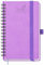 BEZEND Taschenkalender 2025 Klein Ringbuch 15,5 x 9 cm | Kalender 2025 Buchkalender 1 Woche 2 Seiten mit 100 g/m² Papier | Terminplaner 2025 Wochenplaner A6 mit PU-Leder Softcover - Lavendel