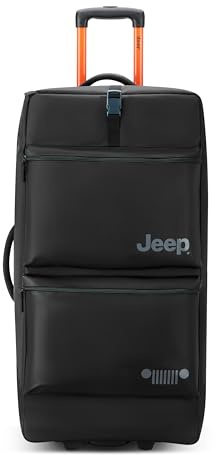 Jeep Js006b Reisetasche mit Zwei Rädern, Schwarz, 27 Inch, Js006b Reisetasche mit Zwei Rädern