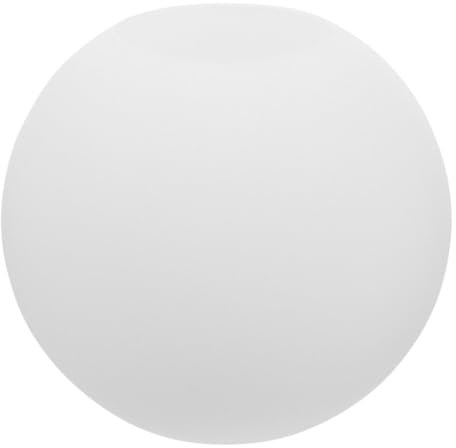 Homoyoyo Ersatz für Glaskugel-Lampenschirm Weißer Milchglas-Kugellampenschirm Opalkugelleuchte Ersatz für Beleuchtungskörper für Pendelleuchte Am Boden