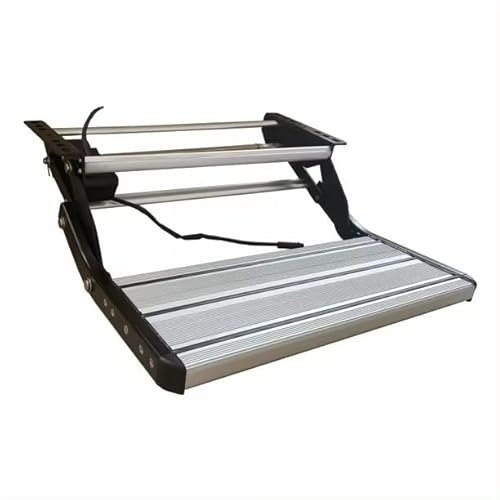 FORÇA O. Camper elektrische Trittstufe Aluminium Universell 600x210 Wohnwagen Van Silber