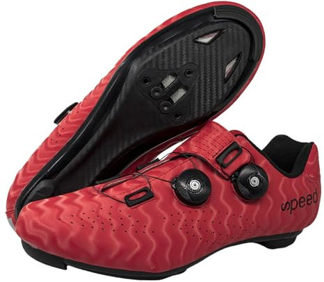 Kraftpaid Fahrradschuhe Herren Damen,Mountainbike Schuhe Mit Schnalle,Fahrradschuhe MTB Herren,Richtige Fahrhaltung,Atmungsaktiv,DäMpfung,Ideal FüR StraßEnfahrten,Pendler,Indoor-Heimtrainer