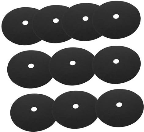 FUNOMOCYA Biologischer Wurzelmulchring Abbaubarer Baumschutz Wiederverwendbare Baumbarriere Matte Schwarze Abdeckung Ø32cm Innenloch Ø4cm Ideal Für Gartenpflege Und