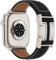 CHANCHY Bracelet en cuir pour Apple Watch 40 mm, 41 mm, 42 mm (Series 10), bracelet de rechange en cuir véritable pour Apple Watch Series 10, 9, 8, 7, 6, 5, 4, 3, 2, 1 et iWatch SE, noir avec boucle