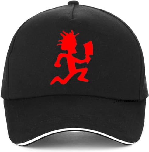 Baseballkappe Snapback Sonnenhut Insane Clown Posse Band Baseball Cap Männer Frauen Baumwolle Coole Fan Cap Rock Hip Hop Unisex Verstellbare Snapback Mütze Geburtstagsgeschenk für Männer Frauen