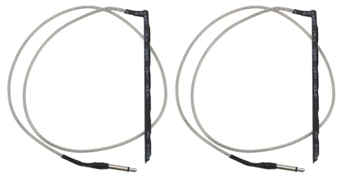 YINETTECH 2 Stück Hochempfindlicher Piezo-Tonabnehmer Unter Dem Sattel für 6-saitige Und 12-saitige Akustikgitarren-Tonabnehmer