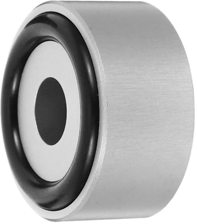 VINTORKY Silver Aluminium Isolation Feet for Turntables and Computer Cases with Reliable Vibration Damping and Easy Installation, Speaker Foot Mat and Subwoofer Isolation Pad for Floor