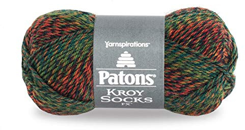 Patons 243457-57242 Kroy Socks FX Yarn, Clover Colors