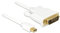 Delock DisplayPort-Kabel (Mini Displayport Stecker zu DVI 24-Polig Stecker, 2m)
