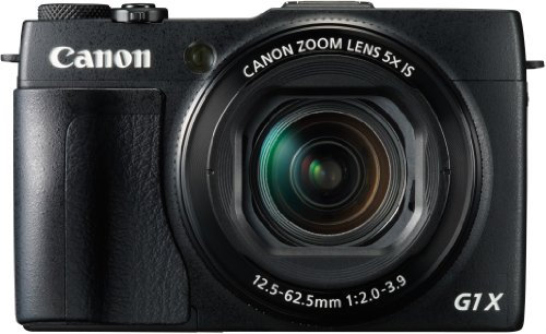 Canon Powershot G1X Mark II Fotocamera Digitale, 12.8 Megapixel, Full HD [Versione EU] Nero