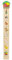 Bieco Messlatte Bauernhof | Skala 0,65-1,5m | Messlatte Holz Kinder | Wand Holz Dekoration | Maßband Körper | Kinder Messlatte Holz | Holz Meter | Wandtattoo Kinderzimmer Tiere | Messlatte Kind