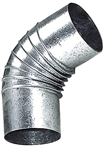 Wolfpack 22010122 Winkelrohr für Ofen, 45 Grad, verzinkt, 110 mm