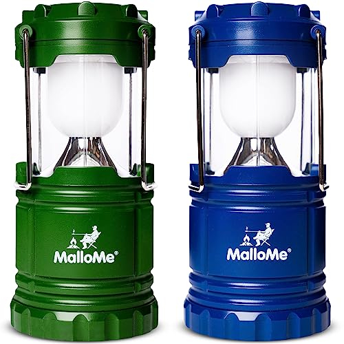 MalloMe Lanterne de camping à piles LED pour tentes et extérieur, lampe pour camping, lampes de tente, non incluses: piles