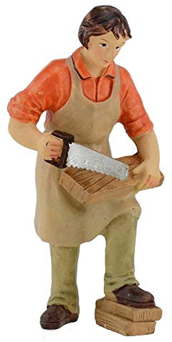Dekop Krippenfiguren, Schreiner, geeignet für 9cm Figuren (44635095685)