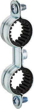 Collier Double Isophonique de Fixation x5 pour Tube Plomberie Ø14 NOYON & THIEBAULT