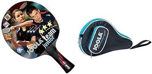 JOOLA Tischtennisschläger Team Junior & JOOLA TT-Hülle Pocket schwarz-blau