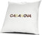 printplanet Kopfkissen mit Namen Casanova - Motiv Schokoladenbuchstaben, 40 cm, 100% Baumwolle, Kuschelkissen, Liebeskissen, Namenskissen, Geschenkidee