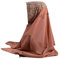 Lazzboy Plain Chiffon Muslim Hijab Schal Halstuch Damen Kopftuch Gesichtsschleier Glitzernder Turban Hidschab Diamanten Islamischen Abaya Dubai Frauen Ramadan Kopfbedeckung Bandana(M)