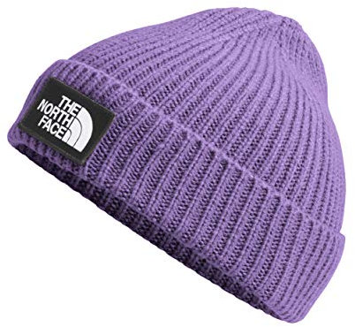 THE NORTH FACE Herren Logo Box Cuffed Beanie-Mütze, Peak Purple, One Size
