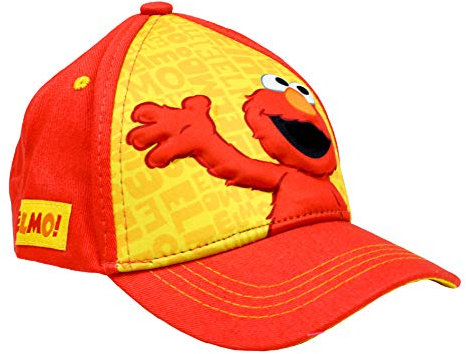 Sesame Street Little Boy's Character Baseball Caps, Red, Age 2-4