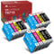Toner Kingdom T0715 Epson T0711 T0712 T0713 T0714 Druckerpatronen Ersatz für Epson Stylus SX218 SX200 SX205 SX100 SX105 SX400 D92 DX4000 DX7400 BX300F BX610FW 12 Pack