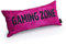 Game Over Gaming Zone Slogan | Cojín para juegos | Relleno de espuma | Resistente al agua | Ropa de cama y sofá | Decoración del hogar (rosa)