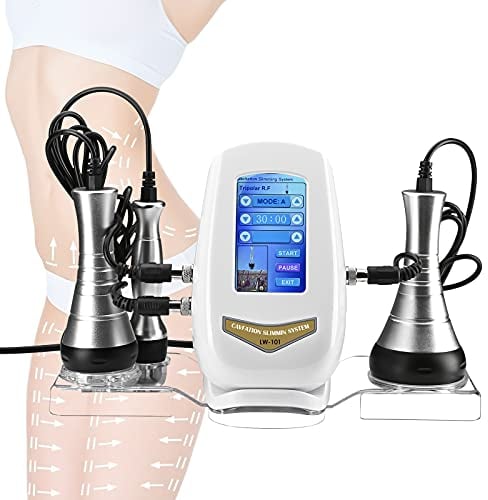 KKTECT Cavitation Machine, 3 in 1 Slimming Machine Radio Frequency Instrument Skin Care, Body Sculpting Machine Multifunctional Body Facial Beauty Machine for Face, Abdomen, Buttocks And Thighs