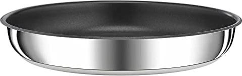 Tefal Ingenio Preference Sartén 22 cm, apilable, acero inoxidable, revestimiento antiadherente, inducción, versatilidad, ahorro de espacio, indicador de temperatura, fabricado en Francia L9730302