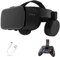 JYMYGS VR Glasses, Virtual Reality Headset, VR Headsets Support Android and IOS, Bluetooth Connection for iPhone 13 Pro Max/13 Pro/13/12/11, for Samsung Galaxy S21, Huawei, Xiaomi