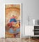 MyMaxxi - Tür bekleben mit Türtapete Türposter Türfolie Selbstklebend 90x200 Barock Gemälde Jungfrau Maria - Tür verschönern Türaufkleber Türklebefolie Epoche Malerei orange