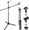 CAHAYA Trípode Boom Hoja Soporte de Micrófono Universal Metal Mic Stand, para Rendimiento Canto Discurso Boda Escenario y al aire libre CY0318