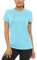 TACVASEN Yoga Tops for Women UK Ladies Short Sleeve Gym Running T-Shirts UV Sun Protection Shirt Outdoor T Shirts (L, Lake)