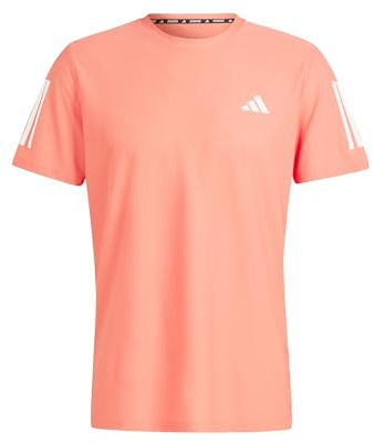 adidas Men's Own The Run Tee, Preloved Scarlet, S