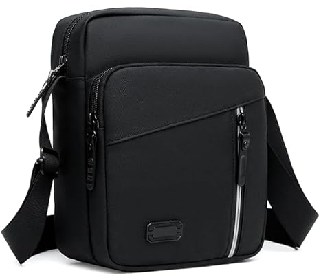 Aucuu Umhängetasche Schultertasche Herren, Wasserdichte Herrentasche zum Umhängen Messenger Bag mit Multi Tasche, Handytasche, Crossbody Bag für Alltag, Business Arbeit und Reise