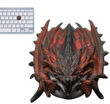 Tastaturkappen, gruselige, kreative PC-Tastenkappen aus Kunstharz, einzigartige Tastendekoration, PC-Zubehör für Videospiel-Enthusiasten, Designer