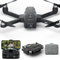 GPS Drone con 4K cámara UHD SD Card para Adultos, GPS FPV Profesional Dron con Follow Me, Smart Retorno Automático, 5GHz Transmisión con Video WiFi en Vivo, RC Quadcopter para Principiantes, 249g