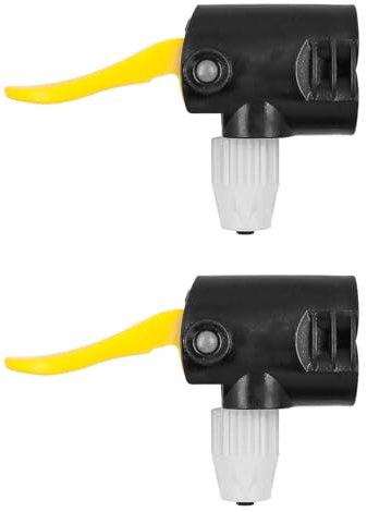 Sarini 2pcs Bicycle Pump Adapters, Presta Valve Pump Heads And Replacement Rail Pump Heads For Bicycle And Motorcycle Pumps