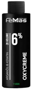 FemMas Oxycreme in 6% 100ml I Oxidationsmittel zum Haare färben & Tönen I Leichte Anwendung & optimaler Halt I Entwickler für gleichmäßige Ergebnisse in Salon-Qualität I Hair Color Developer