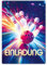 beriluDesign Bowling Einladungskarten (12er Set) zum Kindergeburtstag Kegeln Kinder Geburtstag-Einladungen Karten Feier Party Jungen Mädchen (Bowling Bunt)