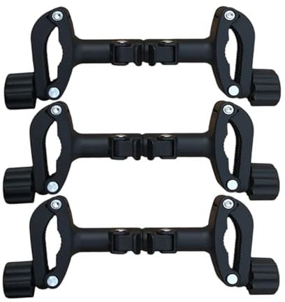 Pram Twin Connector, Double Ride Adapter, Detachable Pram Accessories Linker, Portable Connector Travel, Walking and Shopping, Ideal for Twin Strollers, Easy Installation