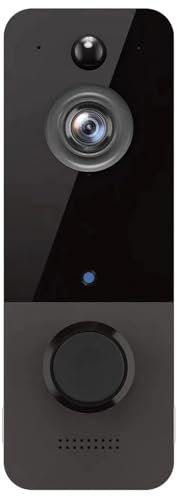 Ruiqas Video Doorbell Camera Wireless WiFi PIR Smart Video Door Motion Detection 2- Way Audio