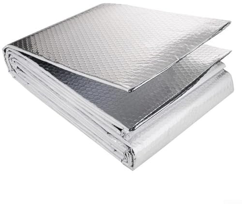 Feuille réfléchissante pour radiateur - Isolation thermique à bulles - Rouleau d'isolation thermique - Barrière de vapeur - 500 cm x 40 cm