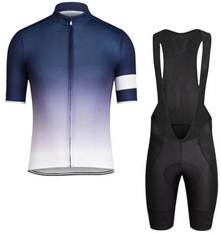 Herren Fahrrad Radfahren Atmungsaktiv Trocknend Trikots Set Fahrrad MTB Kurzarm Baggy Sportbekleidung Zweiteiler Bequemer Jogging Anzug Set Einfarbig Fashion Fitnessanzug