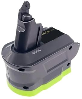 Battery Adapter，Compatible for Ryobi，18V Li-ion Battery Convert to，Compatible for Dyson，V6 Vacuum Cleaner.
